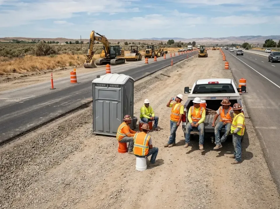 highway-road-construction-crew-007 — frequently asked questions, Porta Potty and Restroom Rentals in Lapel, IN